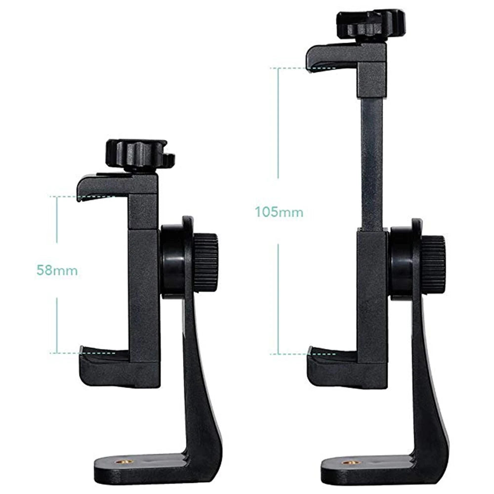 360° Universal Smartphone Tripod Mount & Clip Holder | HIP Smartphone Tripod Mount HIP