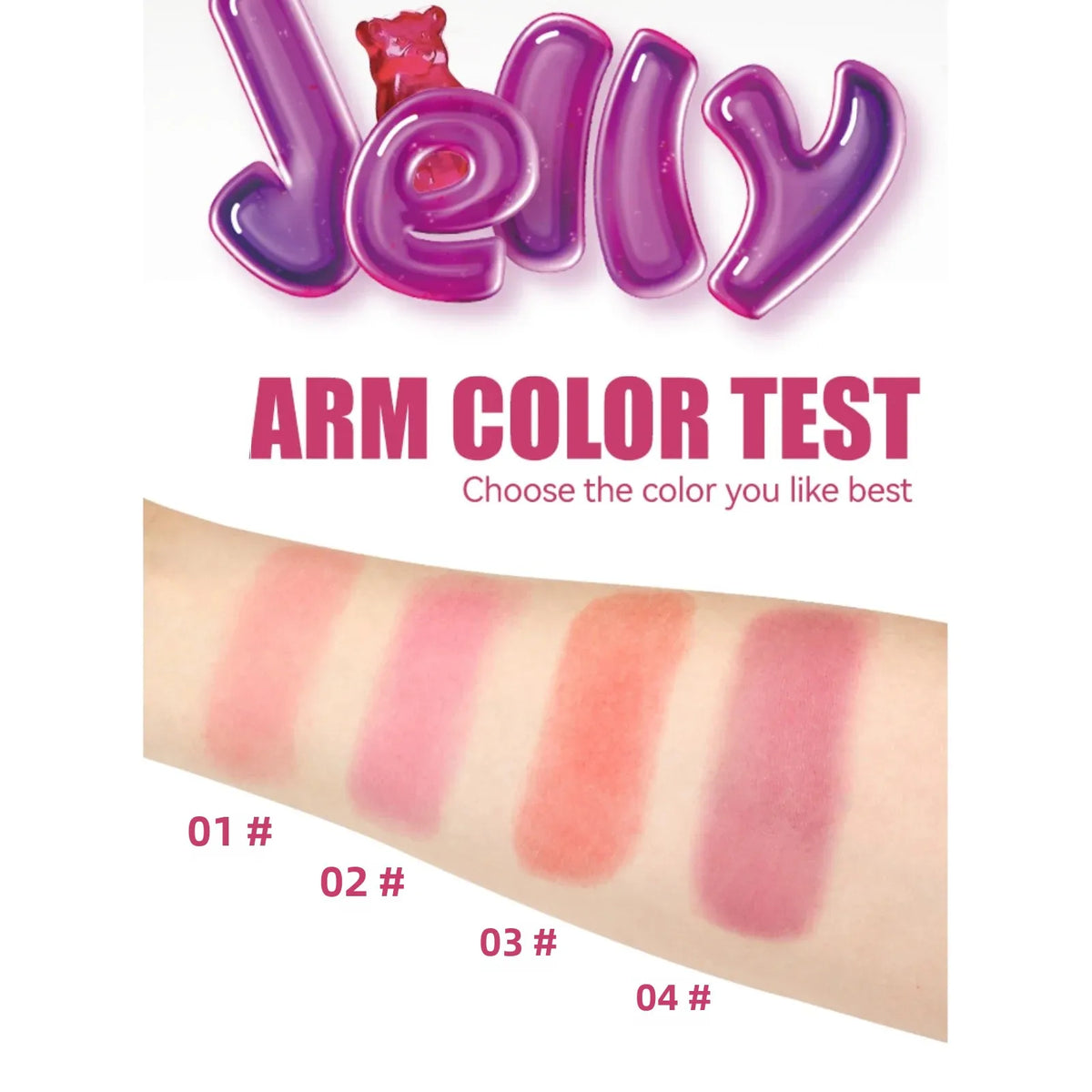 MLSMILE 2-in-1 Jelly Blush Stick – Lip & Cheek Tint Jelly Blush Stick HIP