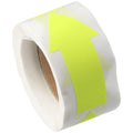 150-Pack Yellow Arrow Floor Tape Stickers | Self-Adhesive Floor Sign Stickers HIP -