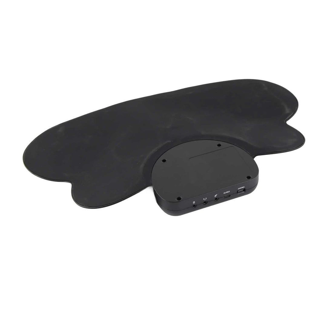 Drum Pads with Speakers Roll Up Drum Set Electronic Drum Set USB Rechargeable Speaker Kids Roll Up Drum Practice Pad White HIP