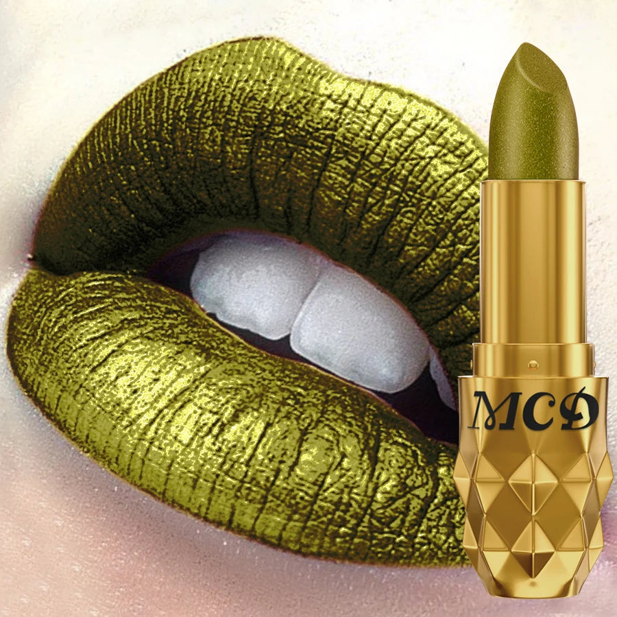 MCD Smoky Green Glitter Shimmer Lip & Eye Pen – Korean Makeup Glitter Lip Shimmer Pen HIP