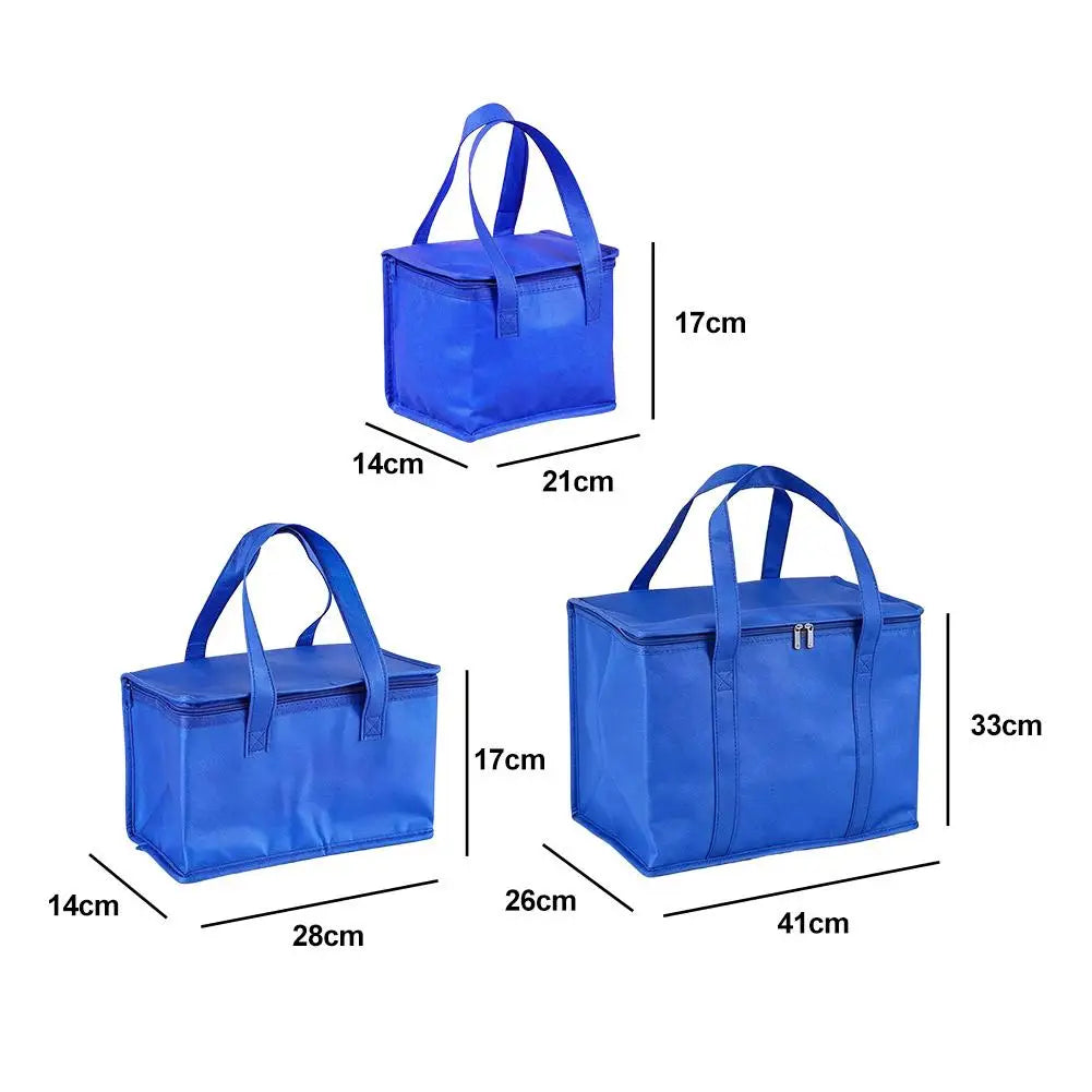 Insulated Cooler Bag,Food Delivery Insulated Bags Pizza Takeaway Thermal Warm Cooler Bag Thermal Bag For Camping Picnic HIP