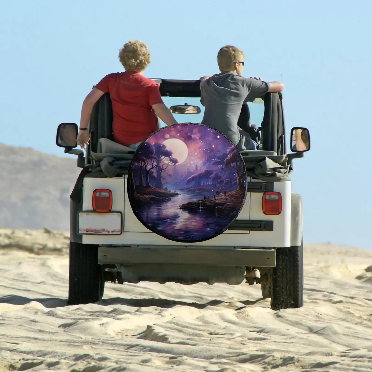 Galaxy Nebula Spare Tire Cover – Weatherproof Wheel Protector Spare Tire Cover HIP