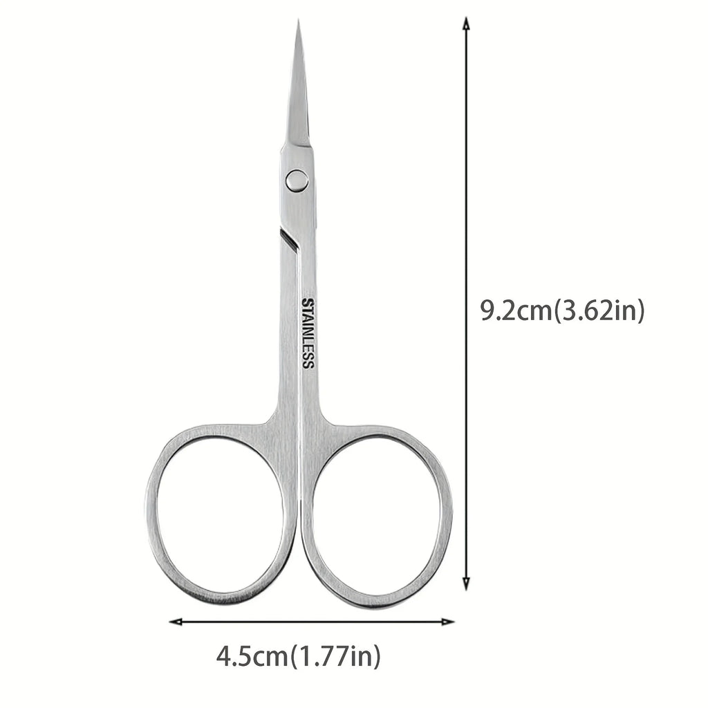 Stainless Steel Nail, Eyebrow & Nose Hair Scissors | HIP Grooming Scissors HIP
