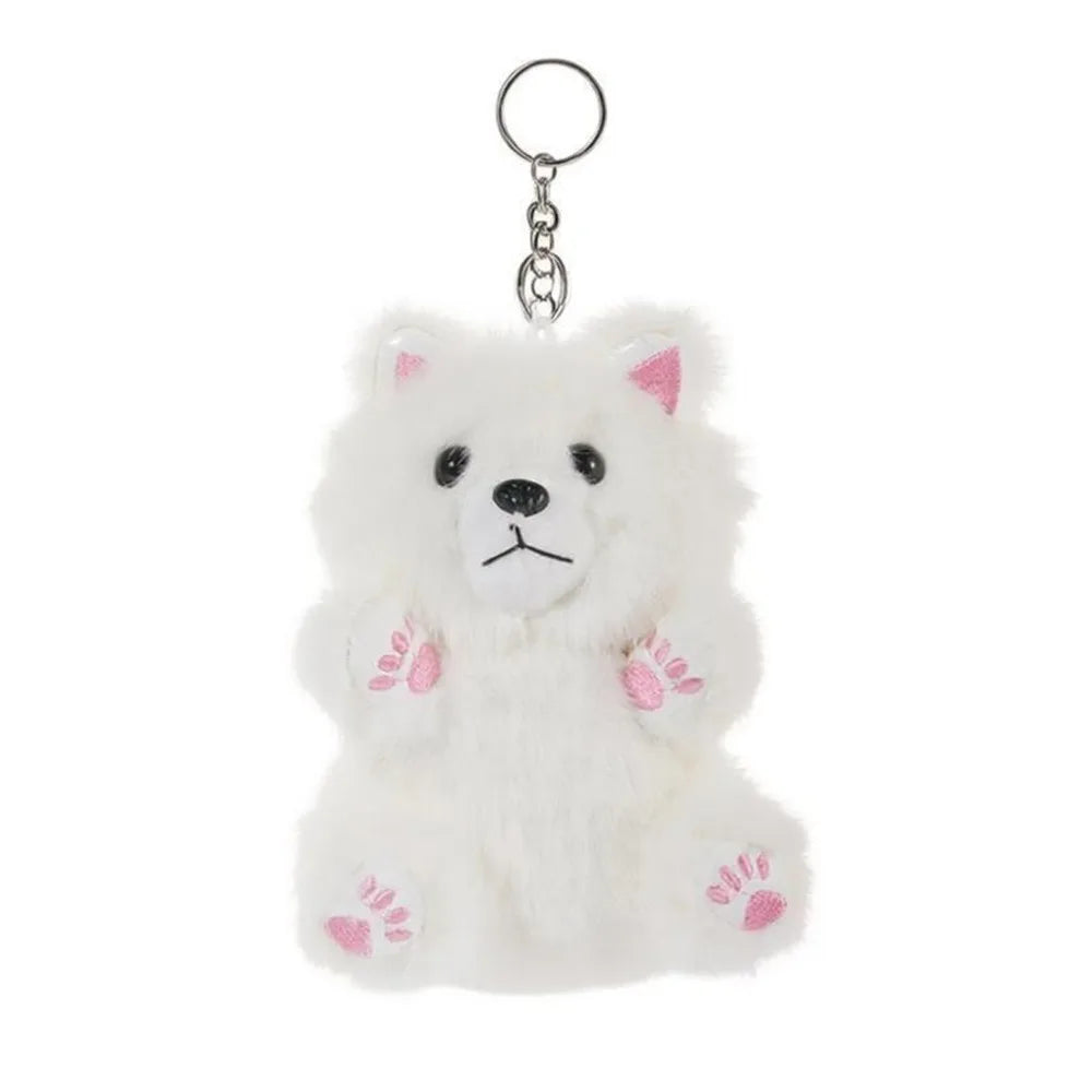 Samoyed Plush Toy – Realistic Soft Stuffed Dog Doll Stuffed Plush Toy HIP White