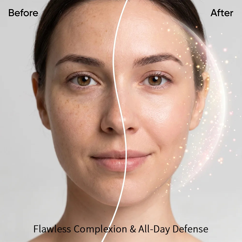 Color Changing Foundation Smart Match Skin Color Medium Coverage Deep Moisturizing SPF15 Sun Protection Natural Look Foundation HIP