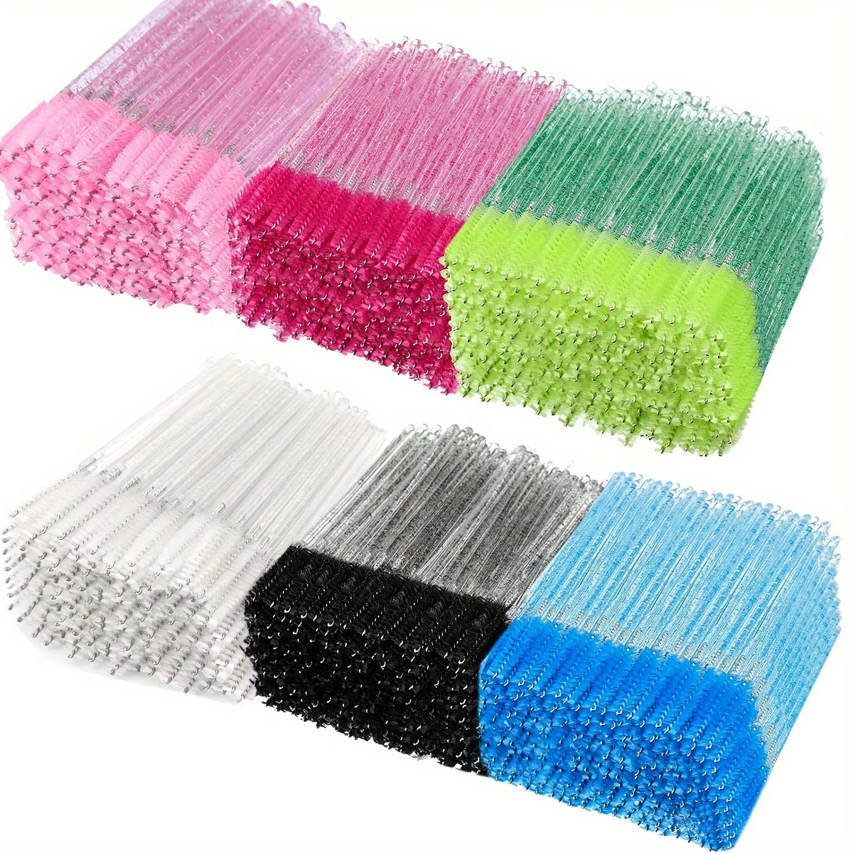 300 Disposable Spoolie Wands – Nylon Bristle Lash & Brow Disposable Spoolie Wands HIP