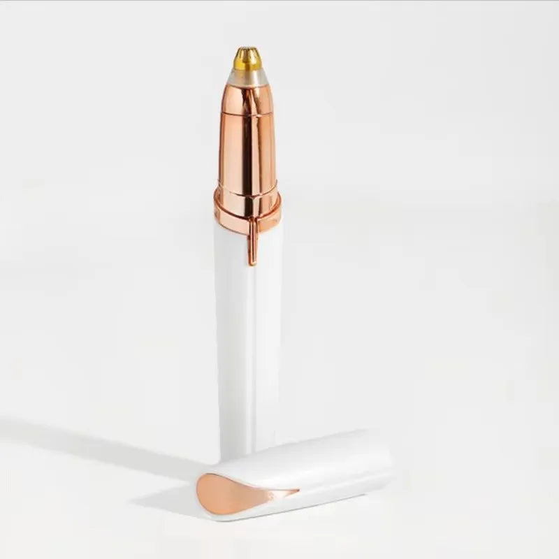 Women's Electric Eyebrow Trimmer & Face Hair Remover Electric Eyebrow Trimmer HIP WHITE