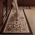 PVC Leather Kitchen Rug – Waterproof Non-Slip Oil-Proof Mat Kitchen Floor Mat HIP GU5874-P 1pc 180x280cm