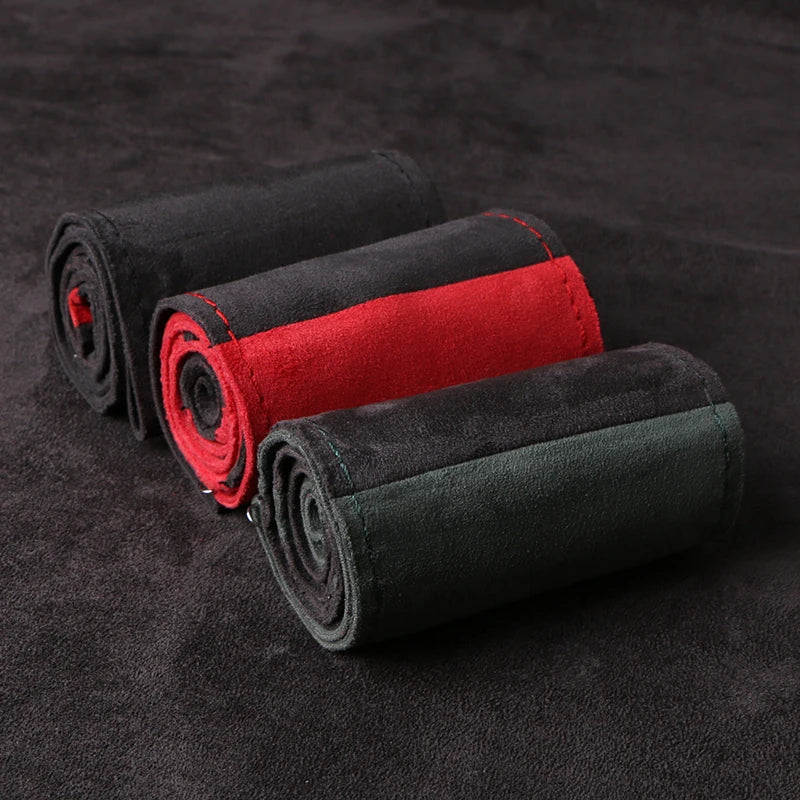 38cm Suede Leather Steering Wheel Cover | Anti-Slip Universal Steering Wheel Cover HIP