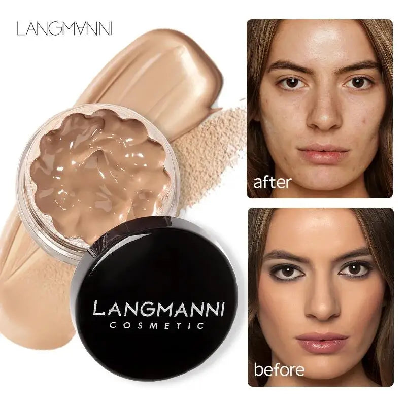 Langmanni Full Coverage Liquid Concealer – Waterproof Matte Liquid Concealer HIP