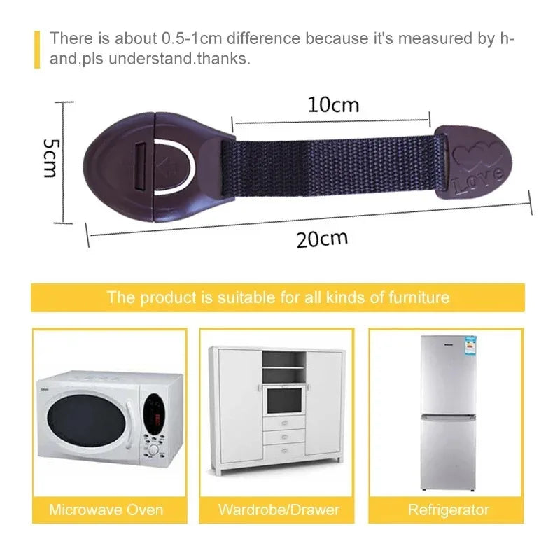 Child Safety Cabinet & Drawer Locks – Baby Proofing Pack Baby Safety Lock HIP