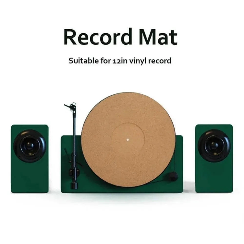 12" Felt Turntable Slipmat – Anti-Slip Vinyl Record Platter Mat Turntable Slipmat HIP