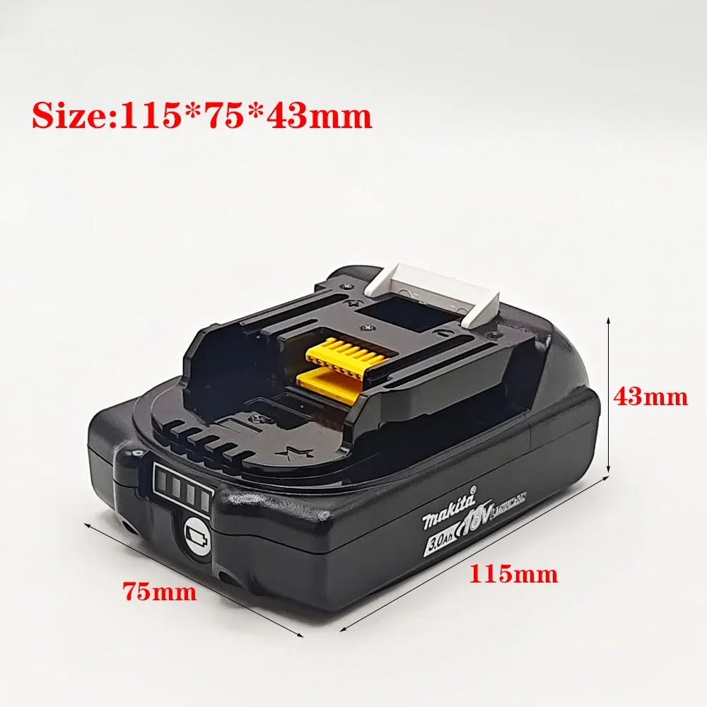 Makita 18V 3.0Ah Li-Ion Battery BL1830 BL1840 BL1850 Compatible Power Tool Battery HIP