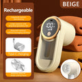 Portable Electric Lint Remover & Fabric Shaver with LED Display Electric Lint Remover HIP Light Yellow