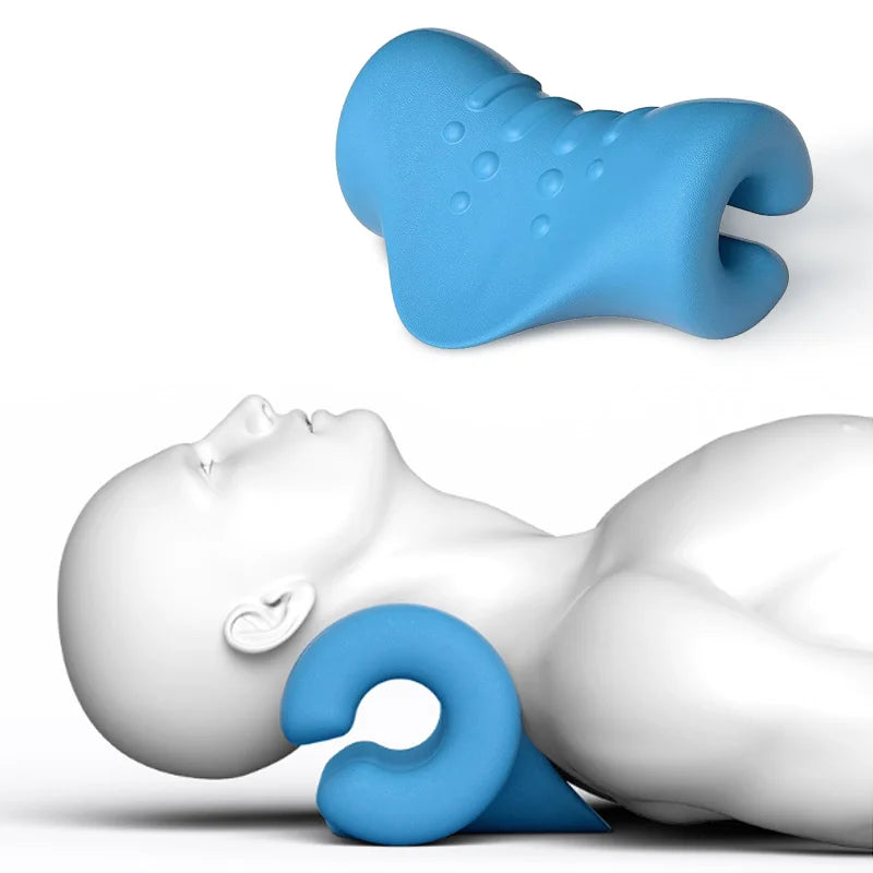 CAMMUO Neck Stretcher Traction Pillow – Cervical Support Neck Traction Pillow HIP