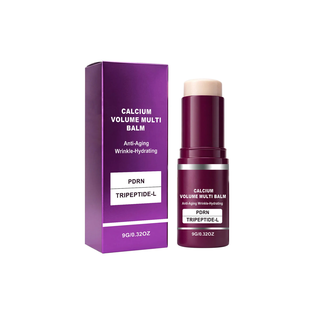 Moisturizing Balm Stick, Vitamin C Cream & Collagen Serum Set Facial Skincare Set HIP 1PCS A