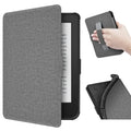 Kobo Clara Colour/BW 2024 TPU Shockproof Case – Linen Texture eReader Protective Case HIP Grey
