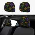 Fleur-De-Lis Car Headrest Covers – 2-Piece Universal Fit Car Headrest Cover HIP 1