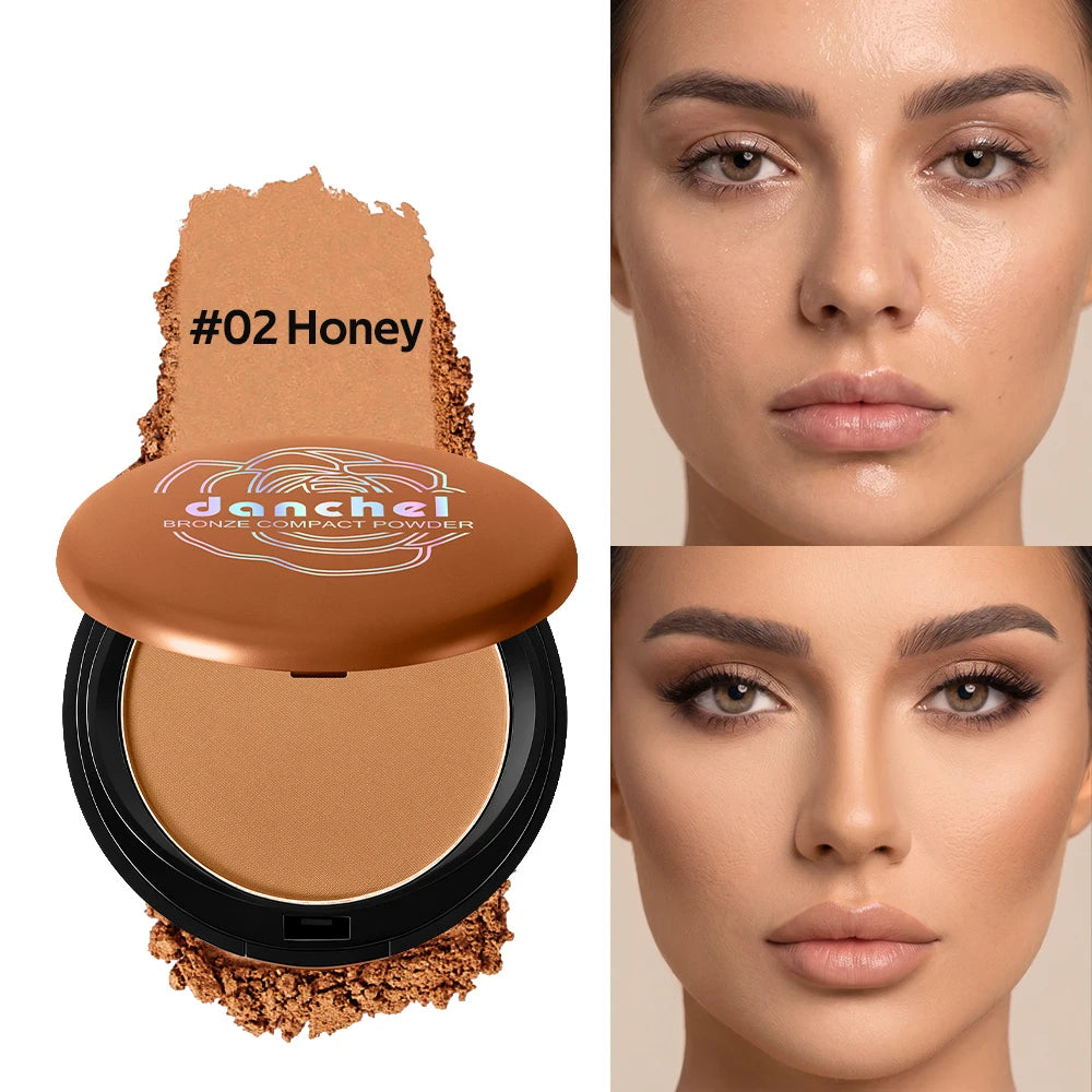 Long Lasting Compact Powder Waterproof Sweatproof Soft Matte Oil Control Setting Powder Face Makeup Cosmetic HIP
