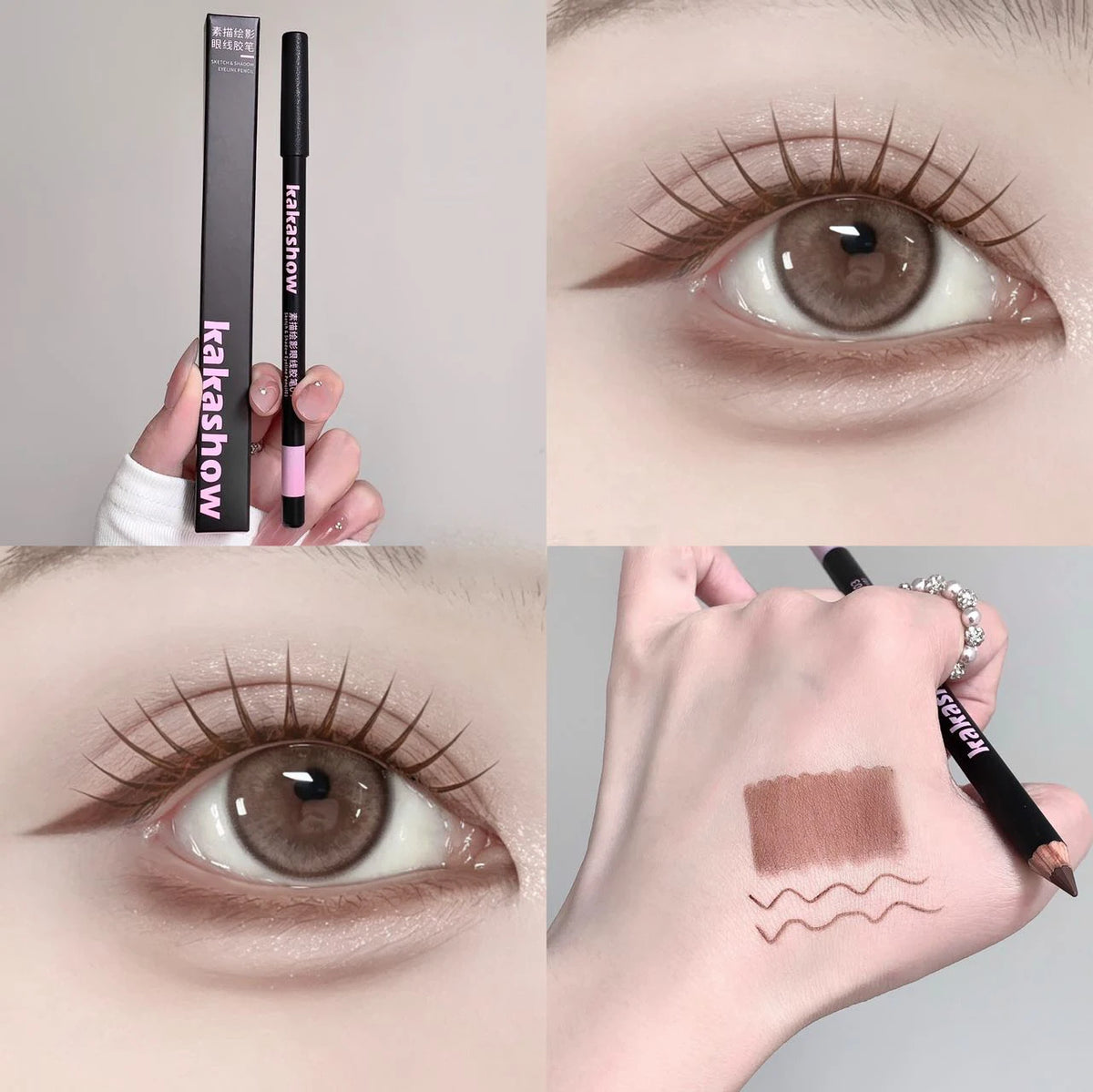 Nude Pink Gel Eyeliner Aegyo Sal Pencil Brighten Lying Silkworm Long Lasting Natural Lower Lash Line Eye Makeup Highlighter Pen HIP 03