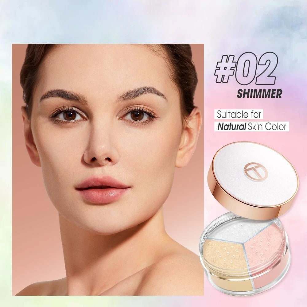O.TWO.O Translucent Loose Setting Powder – Matte Finish Loose Setting Powder HIP 02 Shimmer