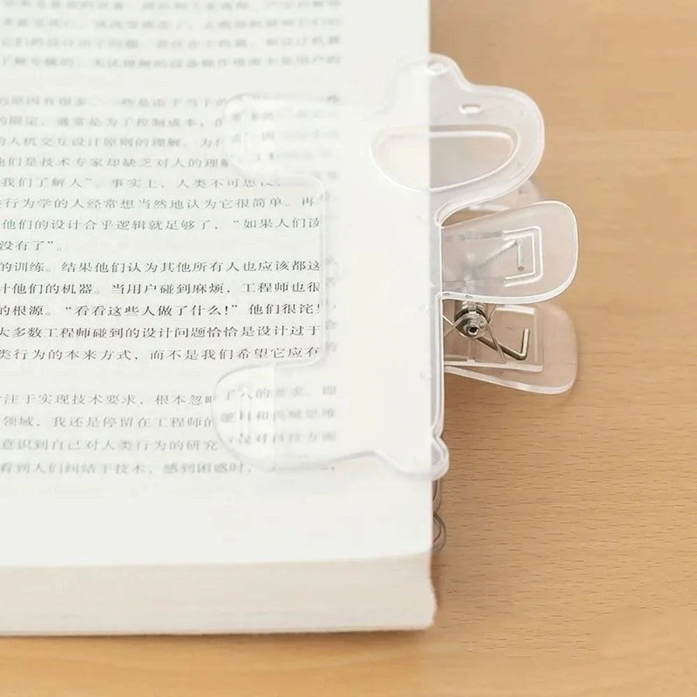 Cute Cat Transparent Book Clip – Anti-Slip Page Holder Book Page Holder HIP