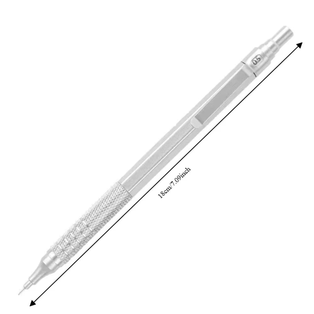 0.5mm & 0.7mm Full Metal Mechanical Pencil Set – HB Gift Mechanical Pencil Set HIP
