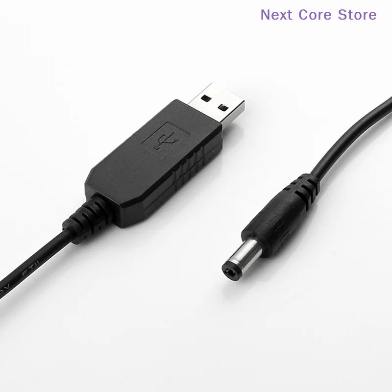 USB to DC 12V Boost Voltage Converter Cable – Power Bank Boost Converter Cable HIP