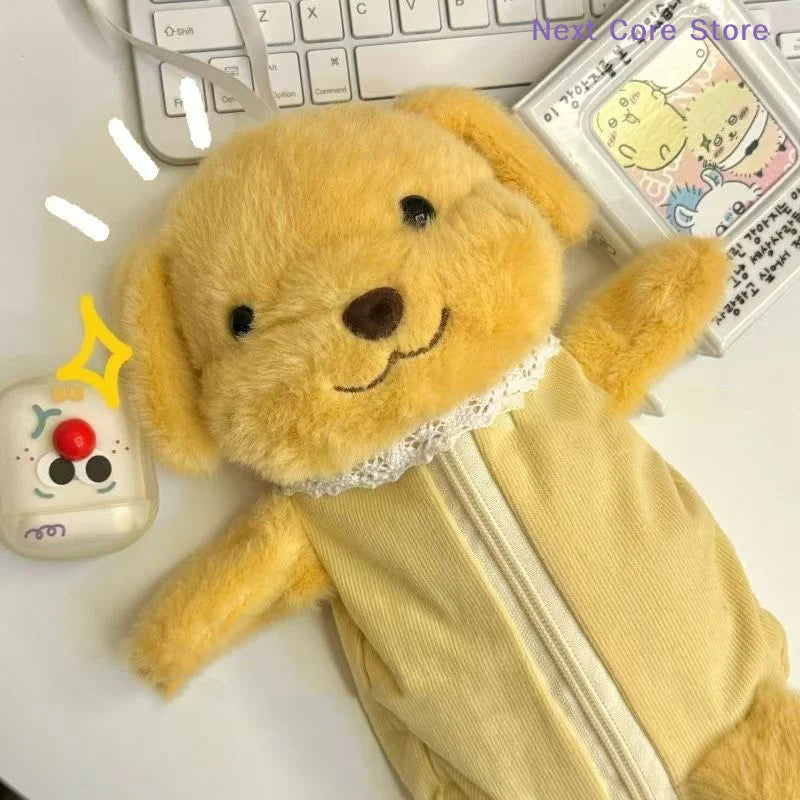 Cute Plush Pencil Case – Large Capacity Cartoon Pen Bag Plush Pencil Case HIP