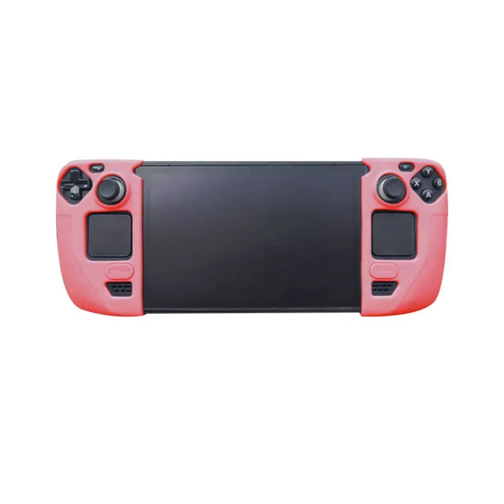 Silicone Grip Case for Steam Deck & Steam Deck OLED Console Grip Case HIP red
