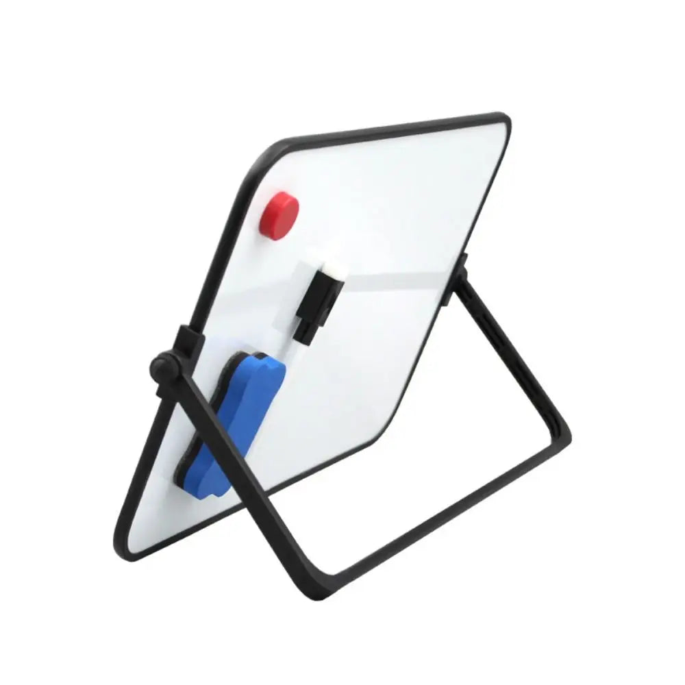 Double-Sided Magnetic Whiteboard with Stand – Desktop Easel Desktop Dry Erase Board HIP