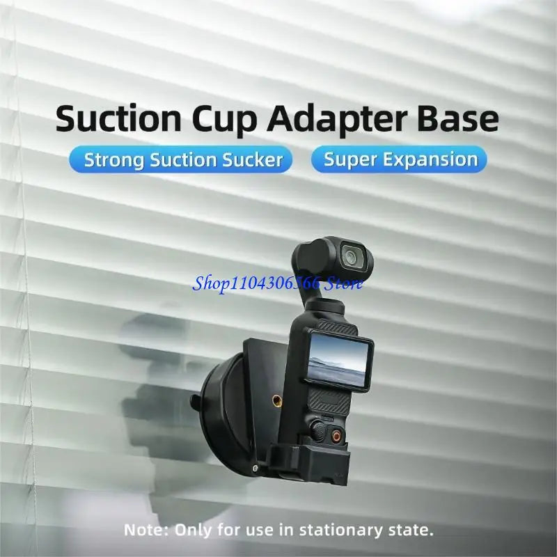 Suction Cup Camera Base for DJI Pocket 3/2 & Action 6/5Pro/4/3 Camera Suction Mount HIP