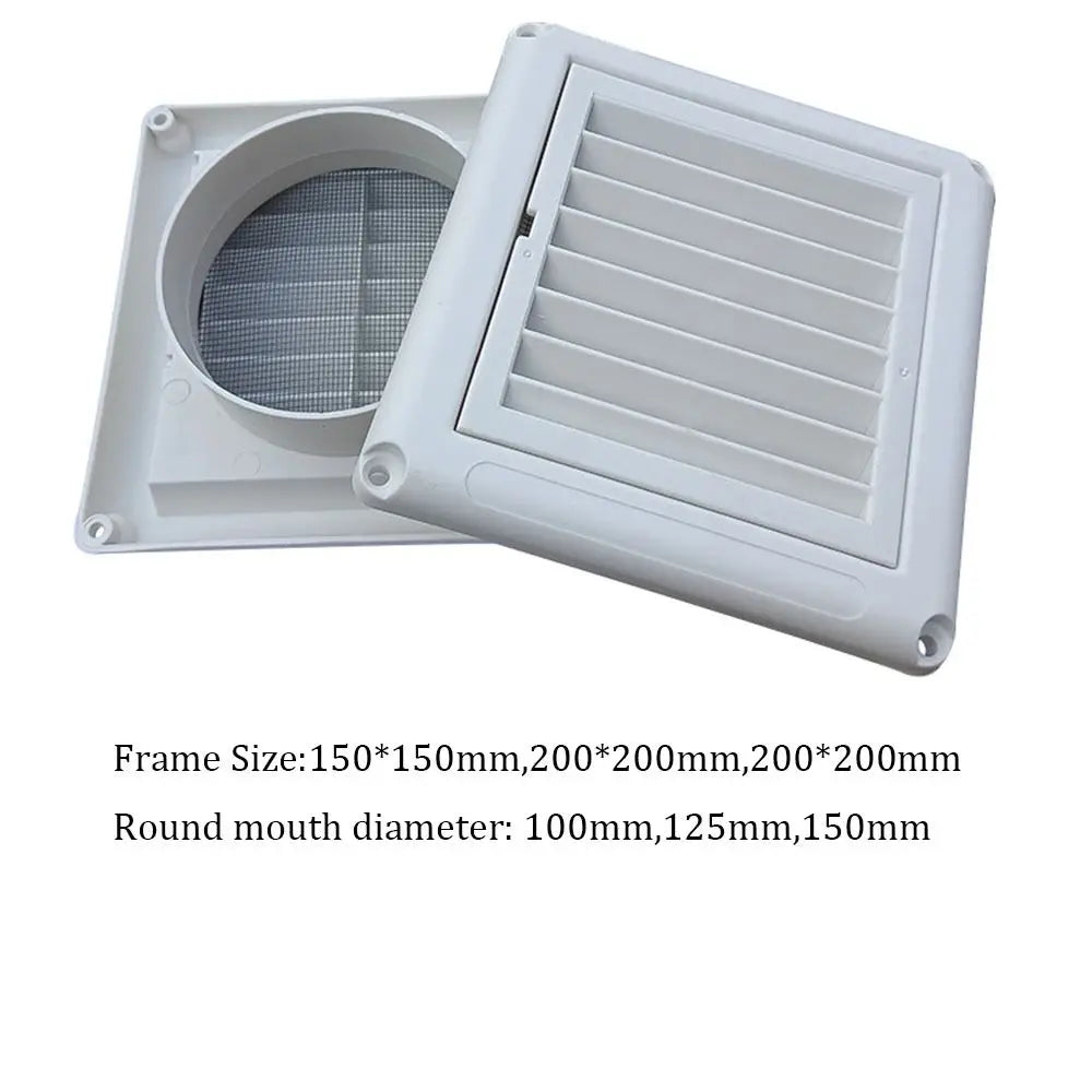 PP Wall Air Vent Grille Cover with Flaps – Duct Ventilation Air Vent Grille Cover HIP