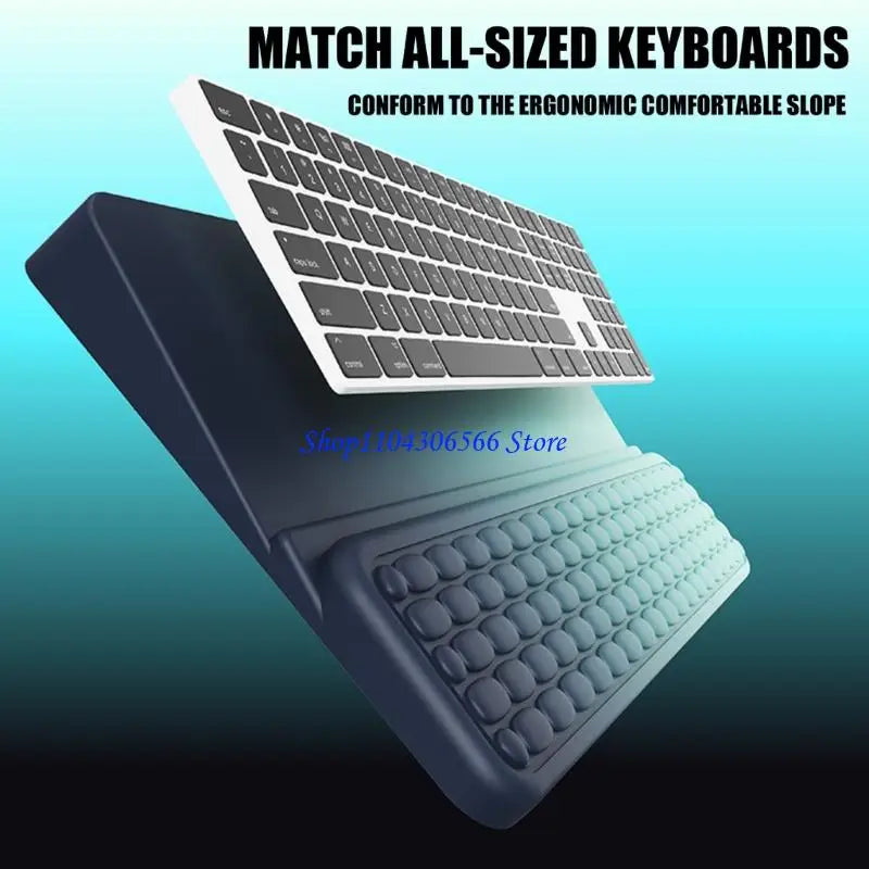 Memory Foam Keyboard Wrist Rest Pad – Gel Ergonomic Support Keyboard Wrist Rest HIP