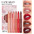 Handaiyan 6-Pc Matte Lip Crayon Set – Waterproof Lip Liner Matte Lip Crayon Set HIP SET A 1gx6pcs Full Size