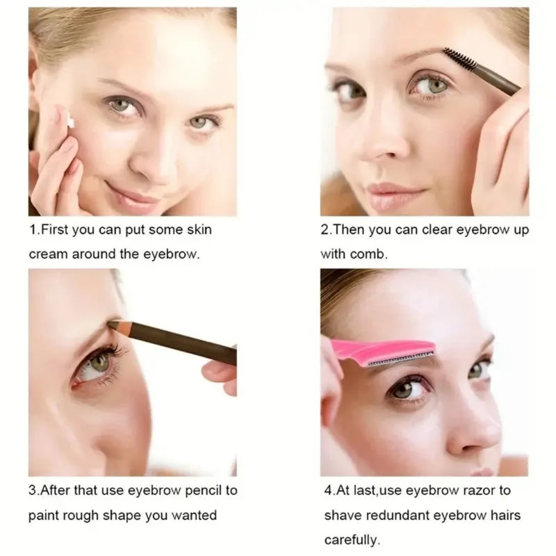 Eyebrow Trimmer Face Razor Blades – Portable Hair Removal Kit Eyebrow Trimmer Razor HIP
