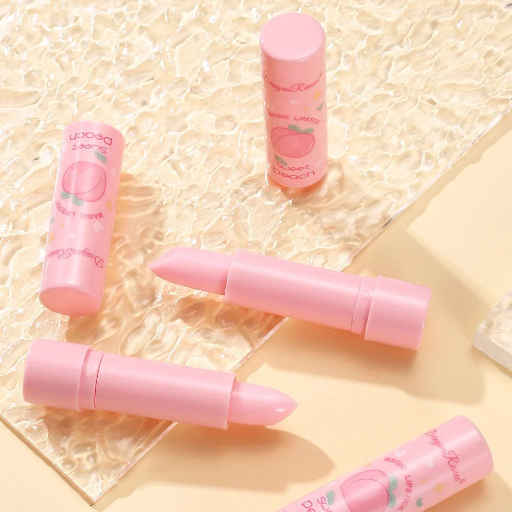 Dragon Ranee Color-Changing Peach Jelly Lip Balm & Stain Tinted Lip Balm HIP