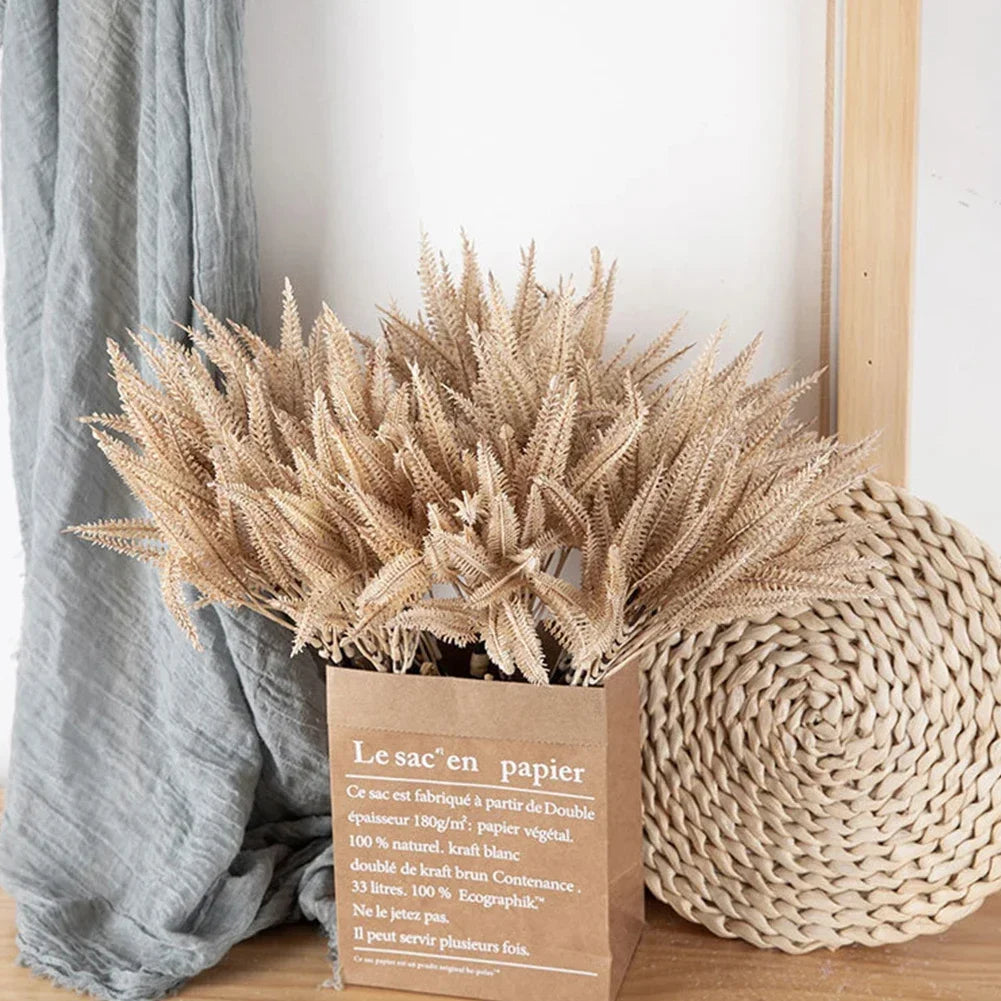 Natural Dried Pampa Grass Bouquet Rabbit Tail Grass Home Decor Bouquet Phragmites Flowers Bouquet Wedding Ramadan Decoration HIP