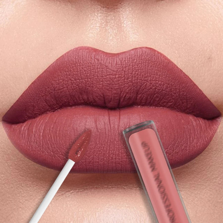 KAFURUX Matte Velvet Liquid Lipstick – Highly Pigmented Lip Glaze Liquid Lipstick HIP