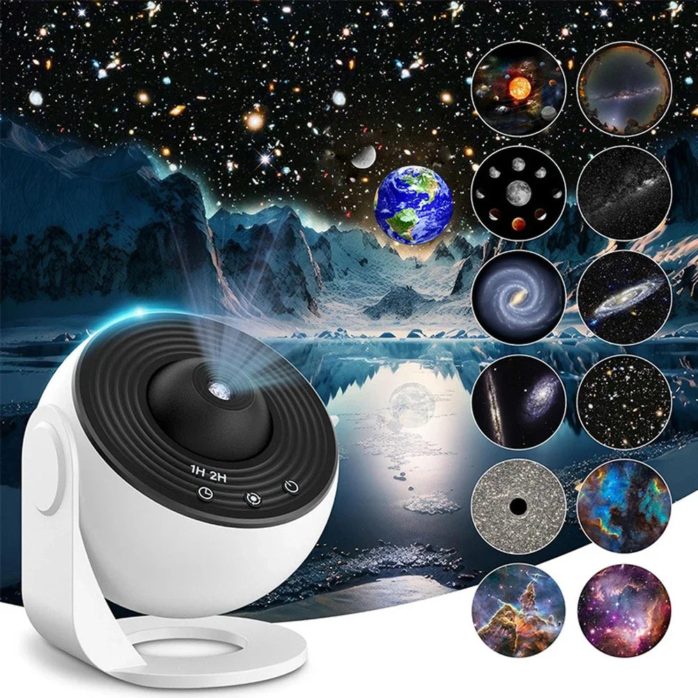 13 in 1 Star Projector, Night Light Galaxy Projector Starry Sky Projector 360° Rotate Planetarium Lamp For Kids Bedroom Deco HIP