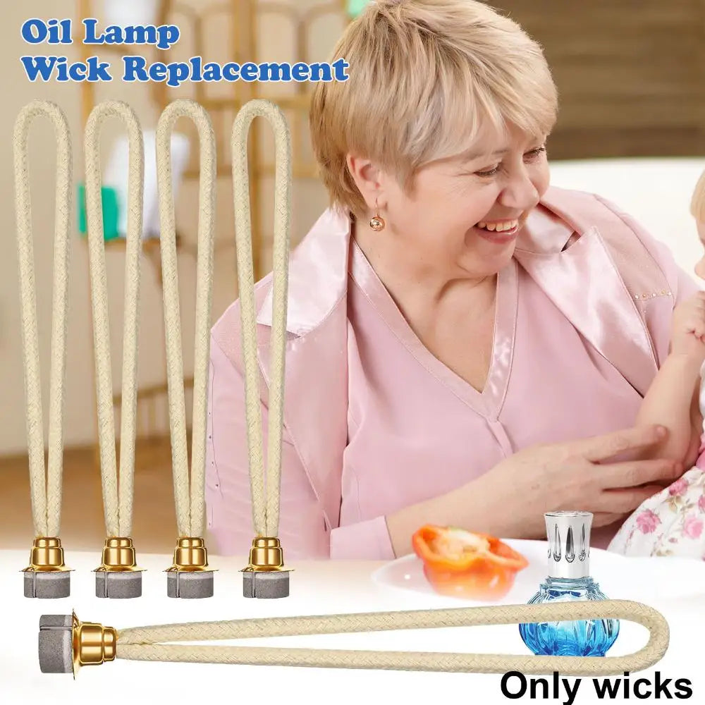 Catalytic Oil Lamp Wick Replacement – Clay & Cotton Cord Oil Lamp Wick HIP