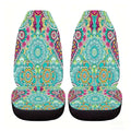 Bohemian Mandala Car Seat Covers – Set of 2, Vibrant Colors Car Seat Covers HIP 1