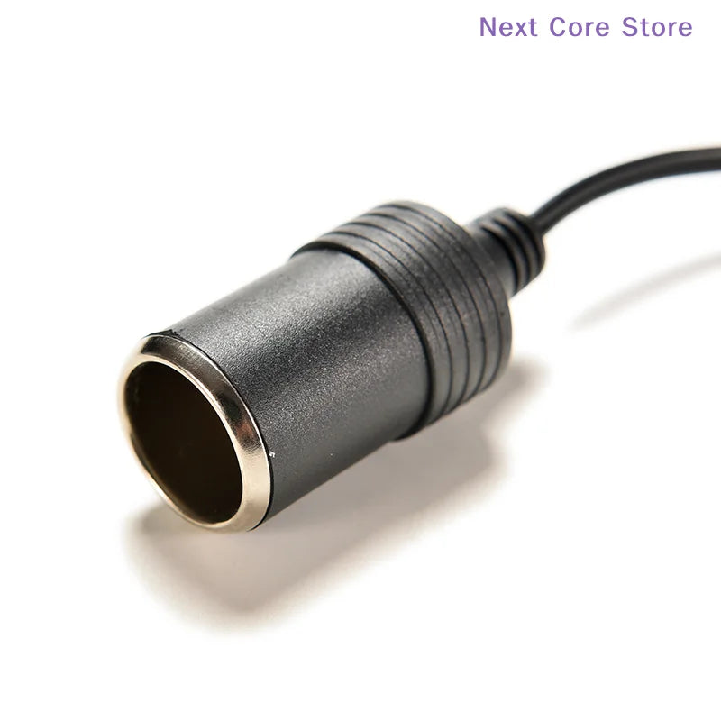12V Female Car Cigarette Lighter Socket Plug with Cable Car Power Socket HIP