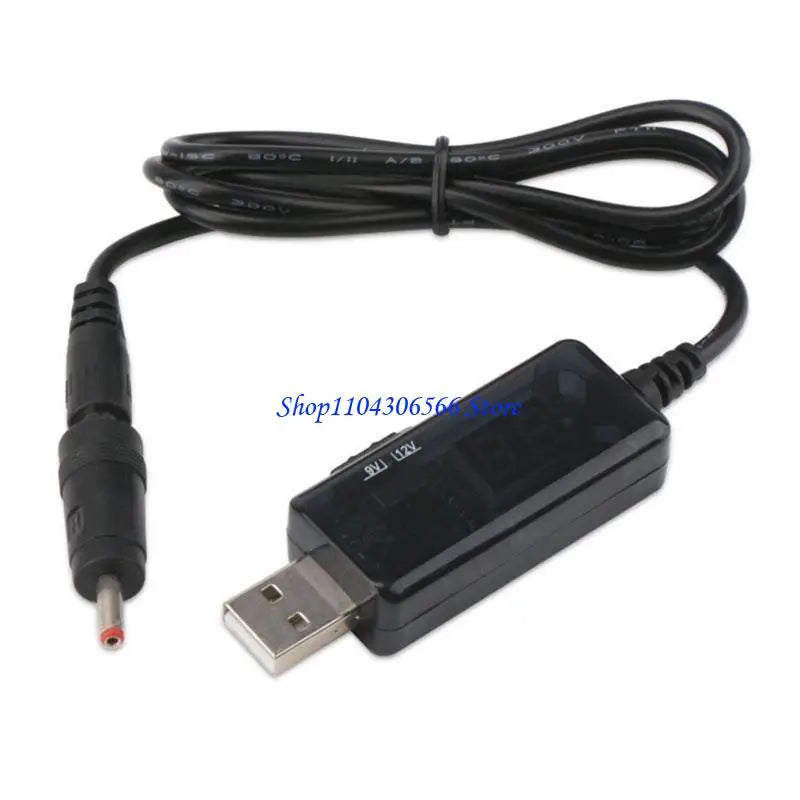 USB 5V to 9V/12V Step-Up Voltage Converter Cable with LED Voltage Converter Cable HIP CN