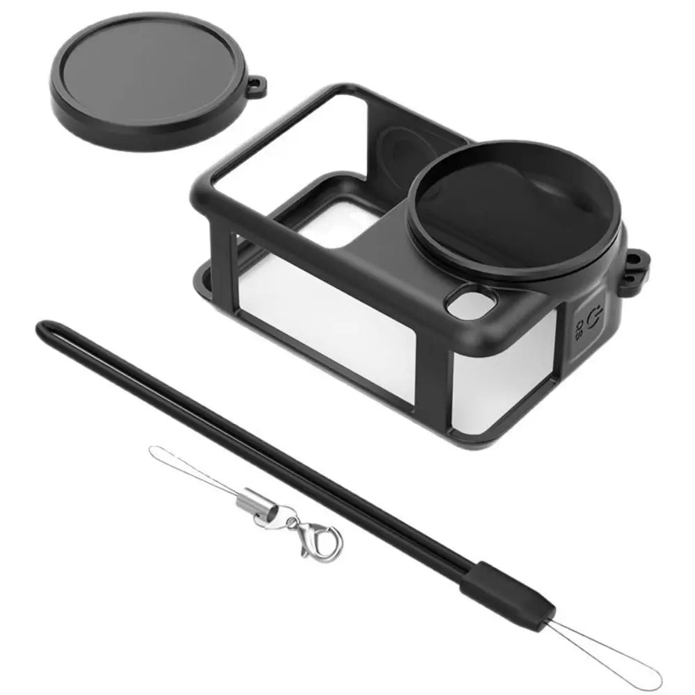 Silicone Shockproof Case + Anti-Lost Rope for DJI Osmo Action 6 Camera Protective Case HIP