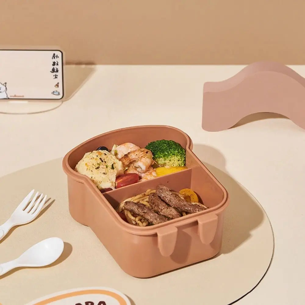 Cute Capybara Toast Lunch Box 1000ml – Leak-Proof Meal Box Novelty Lunch Box HIP
