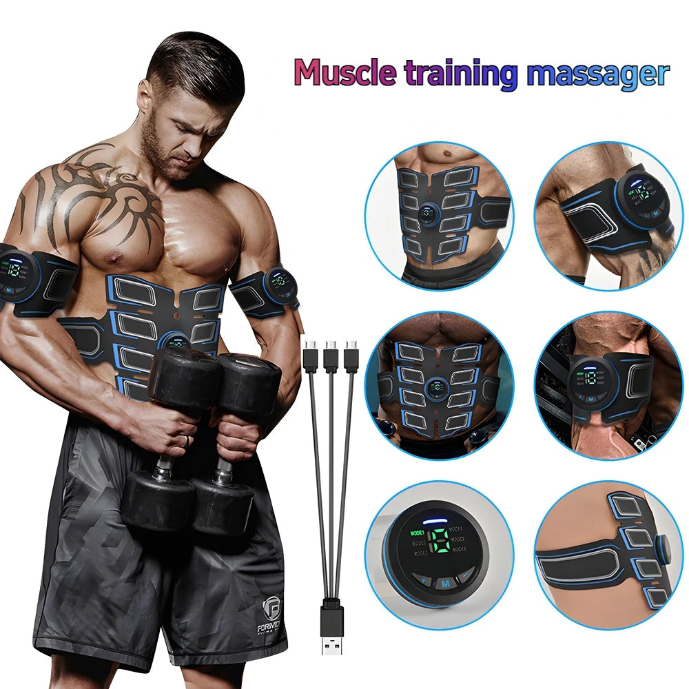CAMMUO EMS Muscle Trainer Belt – 6 Modes, 15 Levels Toning EMS Muscle Trainer Belt HIP