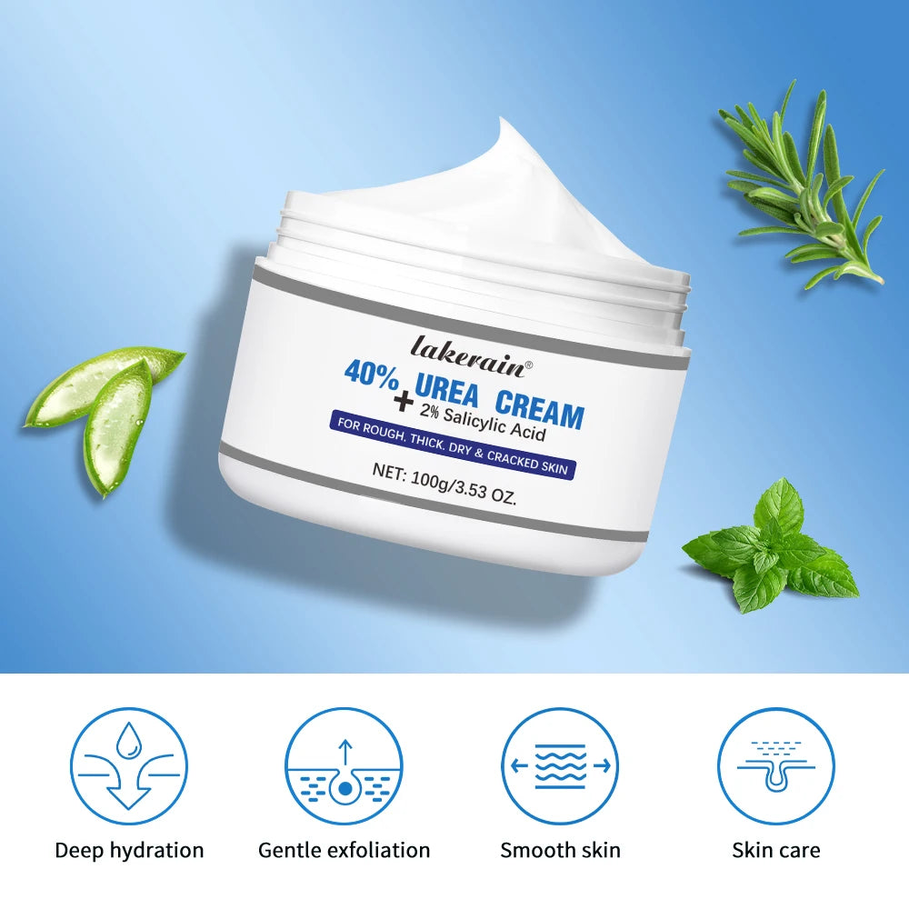 New 42% Urea Cream + 2% Salicylic acid Foot and hand Moisturizer, deep moisturizer and Nourishing moisturizer HIP