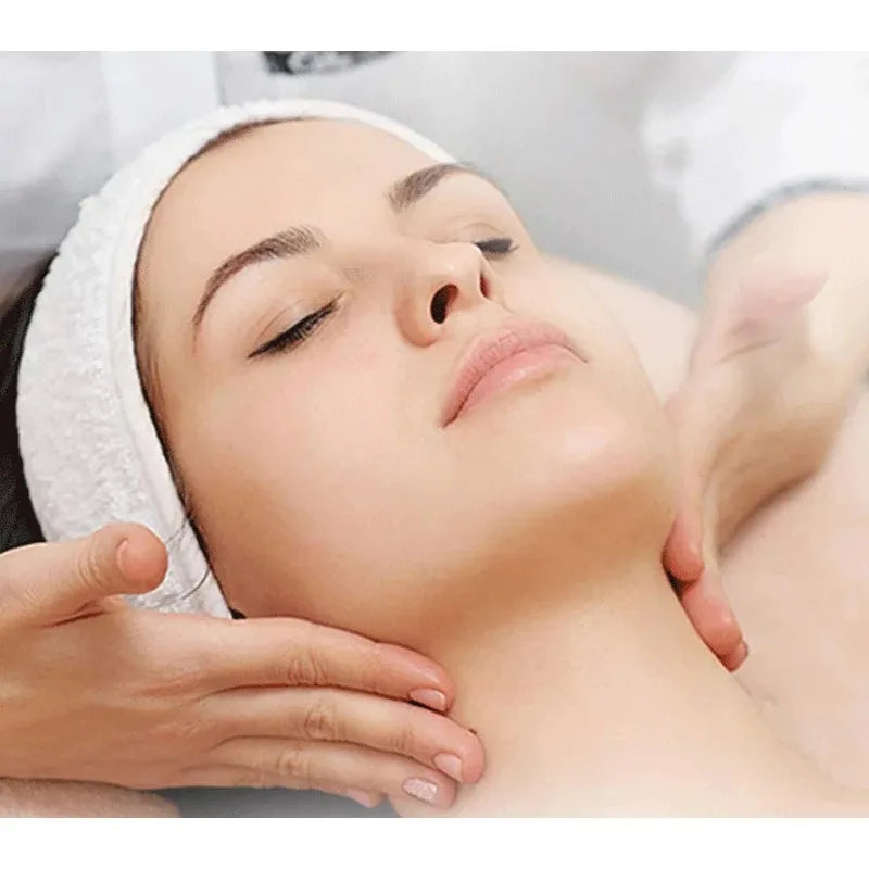 Women's Adjustable Wide Spa Headband – Soft Toweling Hair Band Spa Hair Headband HIP